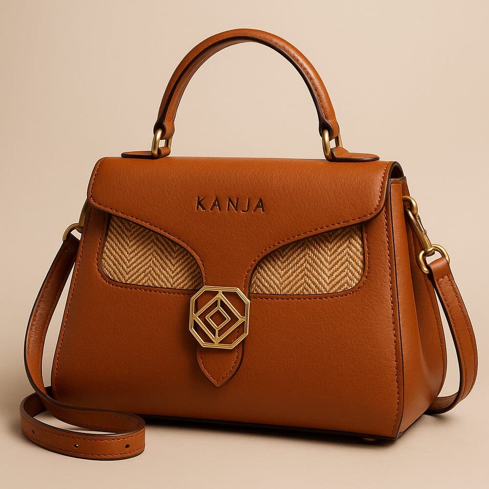 KAN'JA top handle, tan, Bantuu