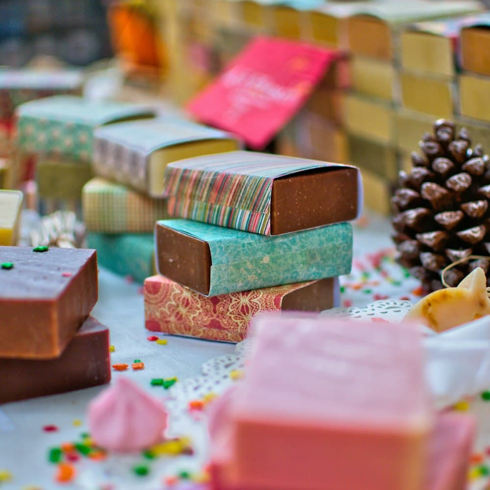 Market soap, 4 bars